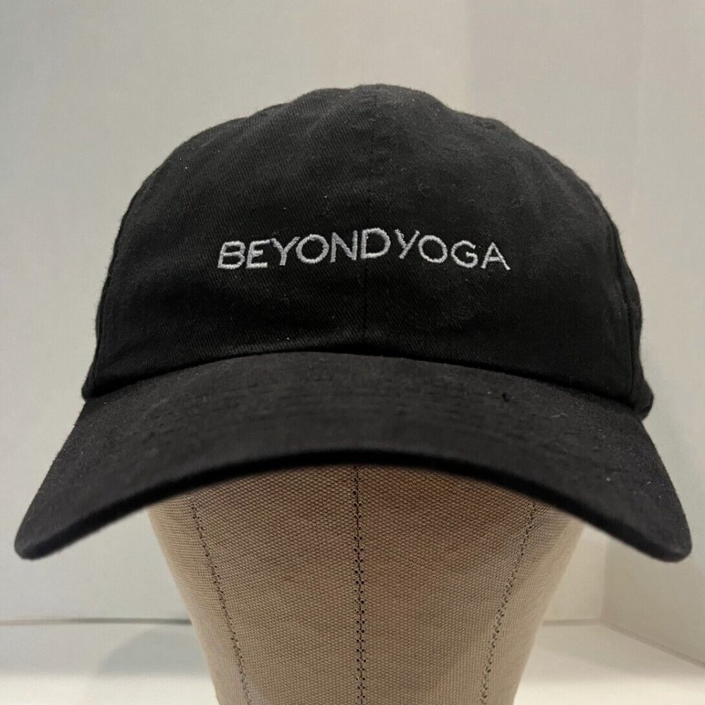 Beyond Yoga Black Dad Hat Adjustable Adult Size Clean Unworn